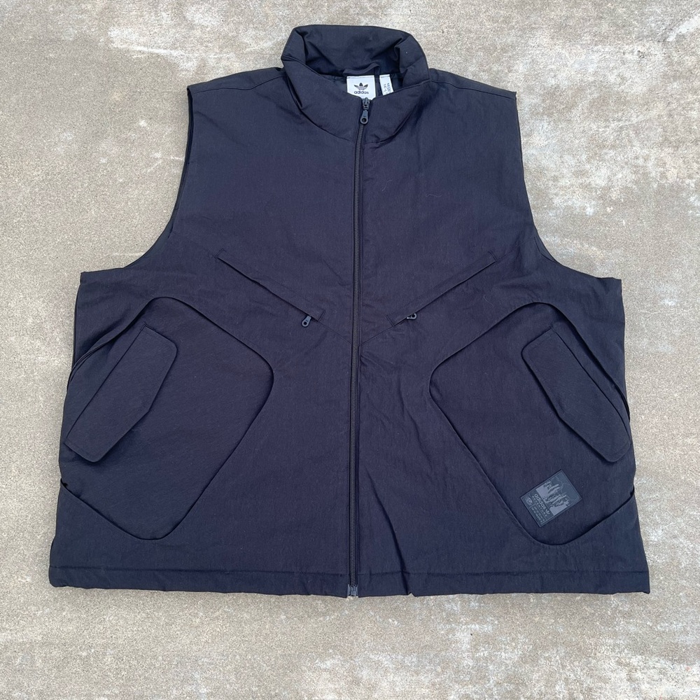 NWT Adidas Adventure Premium Nylon Vest In Black IJ0721 Men’s Size XXL